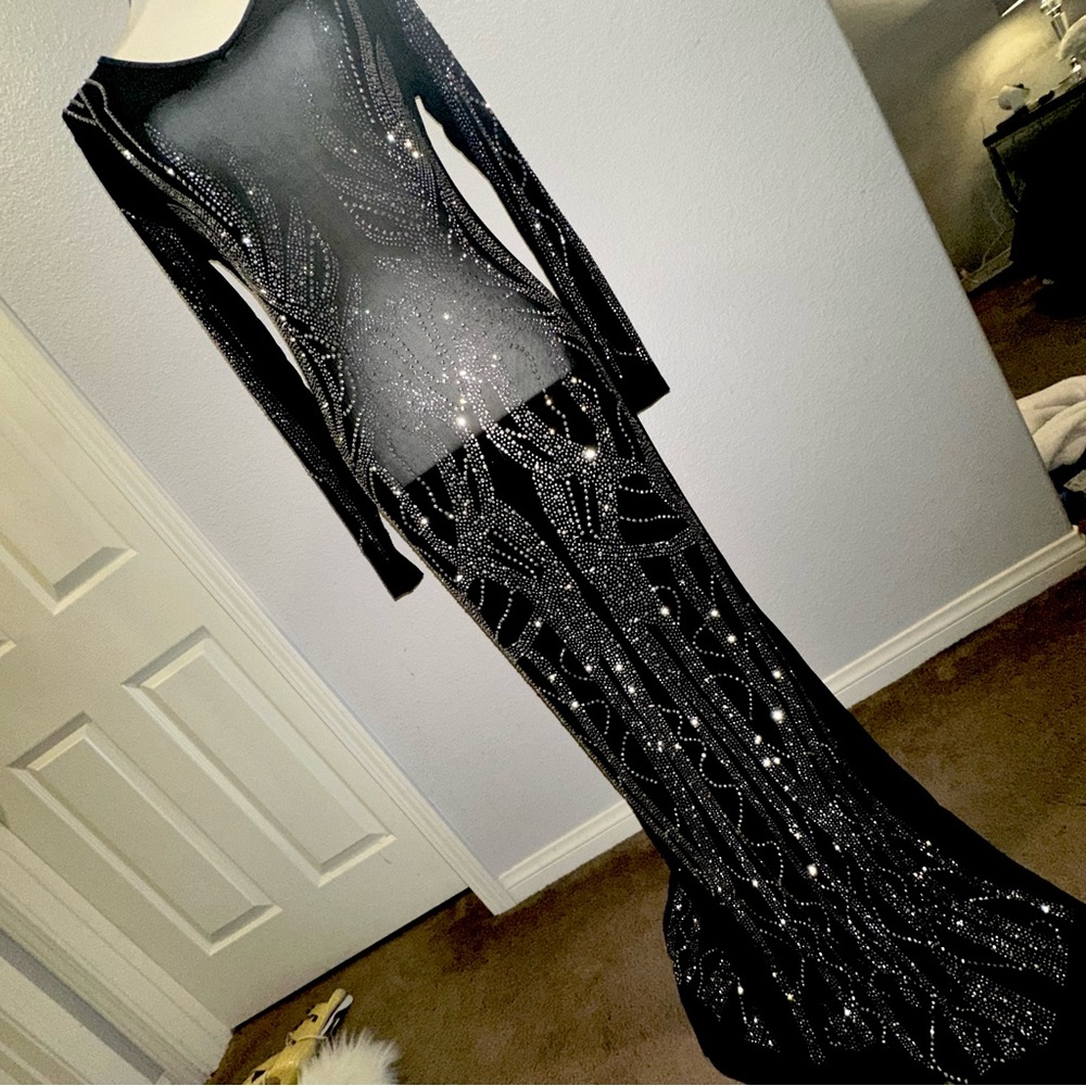 Rhinestone Mesh Maxi💎